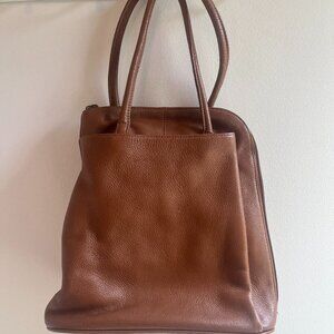 Clark's Convertible Brown Leather Backpack Purse